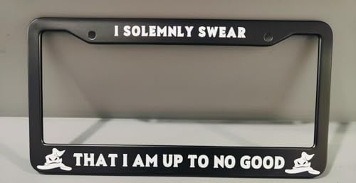Meigfedam I Solemnly Swear License Plate Frame for Women 2Pc Car Tag by Meigfedam - Used condition - Image 7
