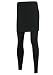 ililily Slim H Line Skirt Active Leggings Plus-Size Elastic Long Skinny Pants (leggings-158-2-L)