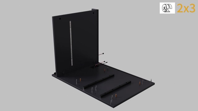 Night Stand with Gun Drawer, Charging Bedside Table with USB & Type-C Port, LED Nightstand with Human Sensor Light, Modern End Table with Drawers for Bedroom Office, Black