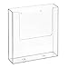 DIN A5 Wandprospekthalter mit Bohrlöchern/Prospekthalter/Flyerhalter/Wandmontage/Transparent - Zeigis®