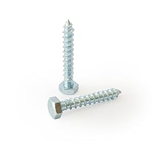 Nima Parts Sechskant Holzschrauben 6x50 mm 25 Stück