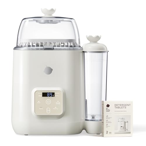 Bc Babycare Clarvion Baby Bottle Washer, Sterilizer & Dryer with 72-Hour Hygienic Storage – Deep Clean 99.99% Germs | BPA-Free | Up to 4 Bottles & Pump Parts