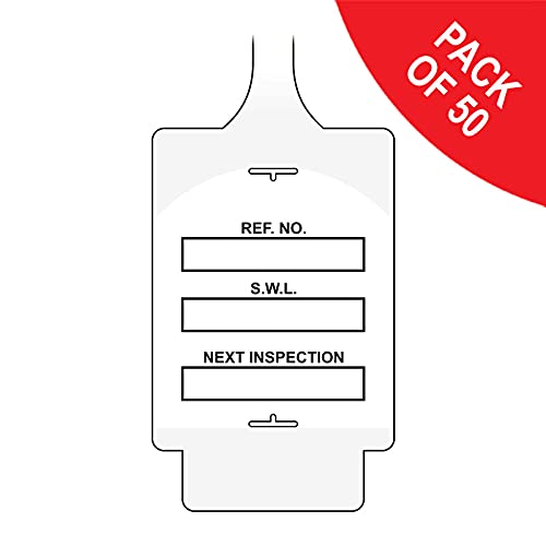 'AssetTag Flex Safe Working Load' Tag, White (Pack of 50) - Image 4