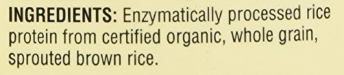 NutriBiotic Certified Organic Plain Rice Protein, 21 Ounce | Low Carbohydrate Vegan Protein Powder | Raw, Certified Kosher & Keto Friendly | Made Without Chemicals, GMOs & Gluten | Easy to Digest - Thumbnail 7