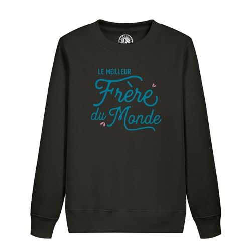 Sweatshirt Enfant Le Meilleur Frère du Monde en coton pour garçon
