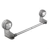 Photo Gallery portasciugamani a ventosa regolabile da 30 a 60 cm, in acciaio inox, con forte potenza di aspirazione, design telescopico, rimovibile, senza fori, montaggio a parete Photo Gallery portasciugamani a ventosa regolabile da 30 a 60 cm, in acciaio inox, con forte potenza di aspirazione, design telescopico, rimovibile, senza fori, montaggio a parete
