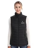 Venustas Women's Heated Vest with Battery, Lightweight Quilted Vest for Women