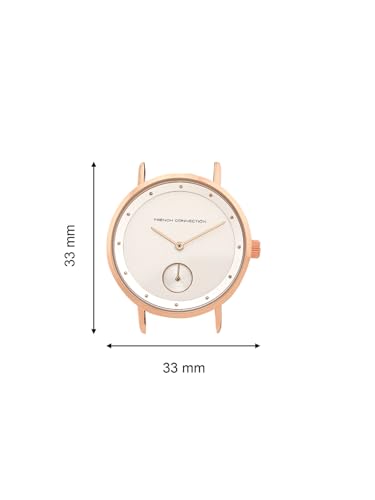 Image of French Connection Silver Dial Analog Watch for Women-FCW09BRL