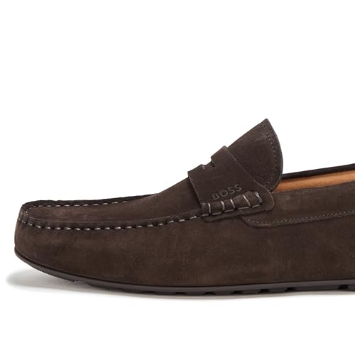 Image of BOSS Men's Noel Suede Drivers Loafers