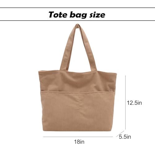 Tote bag para mujer con gran capacidad y cierre de cremallera miniatura 2