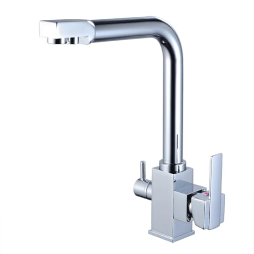 Robinet cuisine pour système de filtration eau sous évier anti fuite