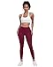 LZYVOO Leggings with Pockets for Women, 6 Packs Soft High Waisted Tummy Control Workout Yoga Pants(BlackGrayNavyWineGreenBrown-XL)