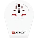 SKROSS World to China, Brazil, Italia, adattatore compatto, adattatore da viaggio universale