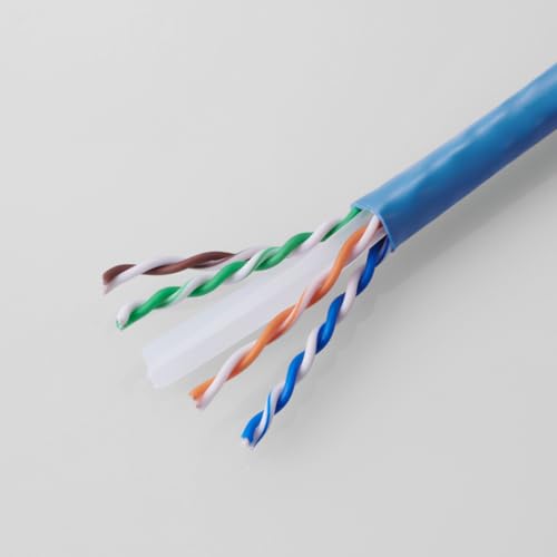 エレコム LANケーブル CAT6A対応 長尺 コネクタ無し RoHS指令準拠 単線 リレックス 100m ブルー LD-GPAL/BU100RS