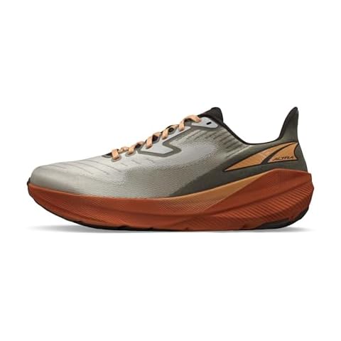 ALTRA Men's Experience Flow Road Running Shoe, Gray/Orange, 12 Cover
