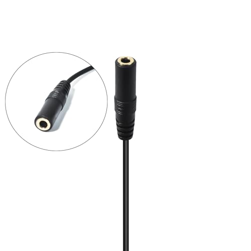 Adaptador de audio K de 2 pines a 3.5mm hembra para walkie talkie Baofeng y Kenwood pack de 2 4