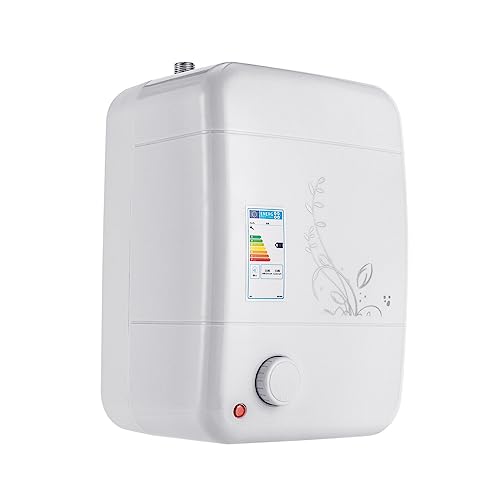 8L Calentador de agua eléctrico Instantáneo 1500 W Termo Electrico Pequeño Calentador de agua de cocina 0.7 Mpa Temperatura Ajustable para Baño,Cocina,Fregaderos