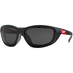 Gafas De Seguridad Milwaukee Milwaukee Gafas Protectoras tintadas de Alto Rendimiento, con Almohadilla de Espuma extraíble.