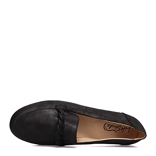 Image of LifeStride Womens Drew Black Round Toe Loafers Flats Casual - Black