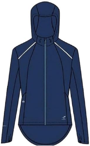 Chaqueta de lluvia mujer impermeable ligera ENERGETICS Shane Ii con capucha y bolsillos con cremallera