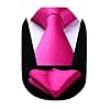 HISDERN Mens Solid Color Ties Formal Satin Necktie and Pocket Square Set Classic Wedding Business Tie & Handkerchief