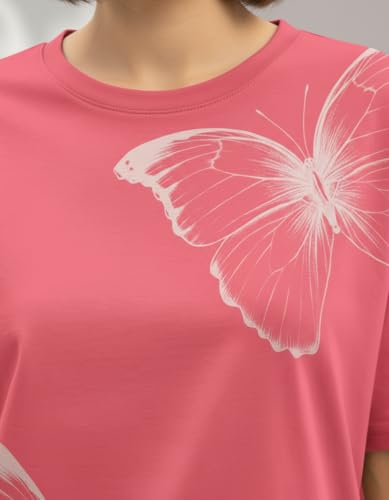 Image of HELLCAT Multicolor Printed Oversized T-Shirt for Women |Pack of 2 T-Shirt