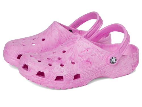Image of Crocs Unisex Adult Classic Marbled Tie-dye Clogs