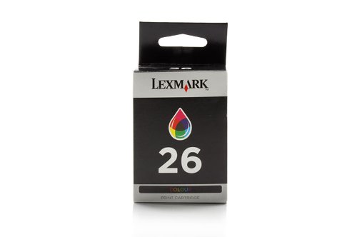Cartouche d'encre Couleur Lexmark 010N0026E NO 26 finies les impressions ternes X72