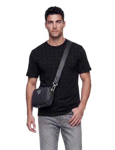 Bolso crossbody GUESS Milano negro, bolso cruzado de marca en talla única para mujer 2