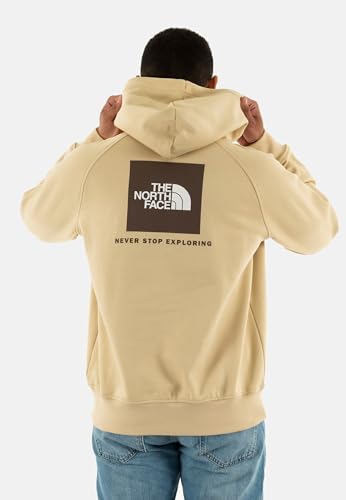 THE NORTH FACE NF0A89F9B2O M Raglan Box NSE Hoodie Sweatshirt Herren Gravel/Smokey Brown Größe XS – Ansicht 4