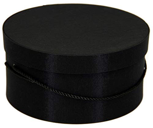 Sarah's Hat Boxes Classic Black Hat Box – 11" x