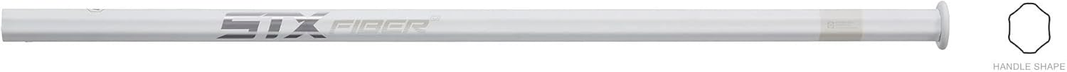 STX Fiber O Attack Lacrosse Shaft - Lightweight Nano Weave Carbon, Constant Flex, O-Grip Control
