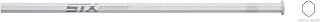 STX Fiber O Attack Lacrosse Shaft - Lightweight Nano Weave Carbon, Constant Flex, O-Grip Control