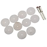 12pcs 22mm Carbon Steel Oscillating Saw Discs with 3mm Mandrel for Mini Oscillating Tools Designed for Wood Plastic Laminate Work