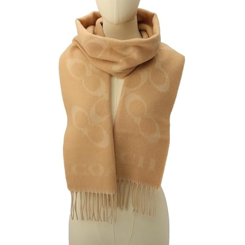 Coach womens Bias Signature C Muffler Camel One Size 상세이미지 5
