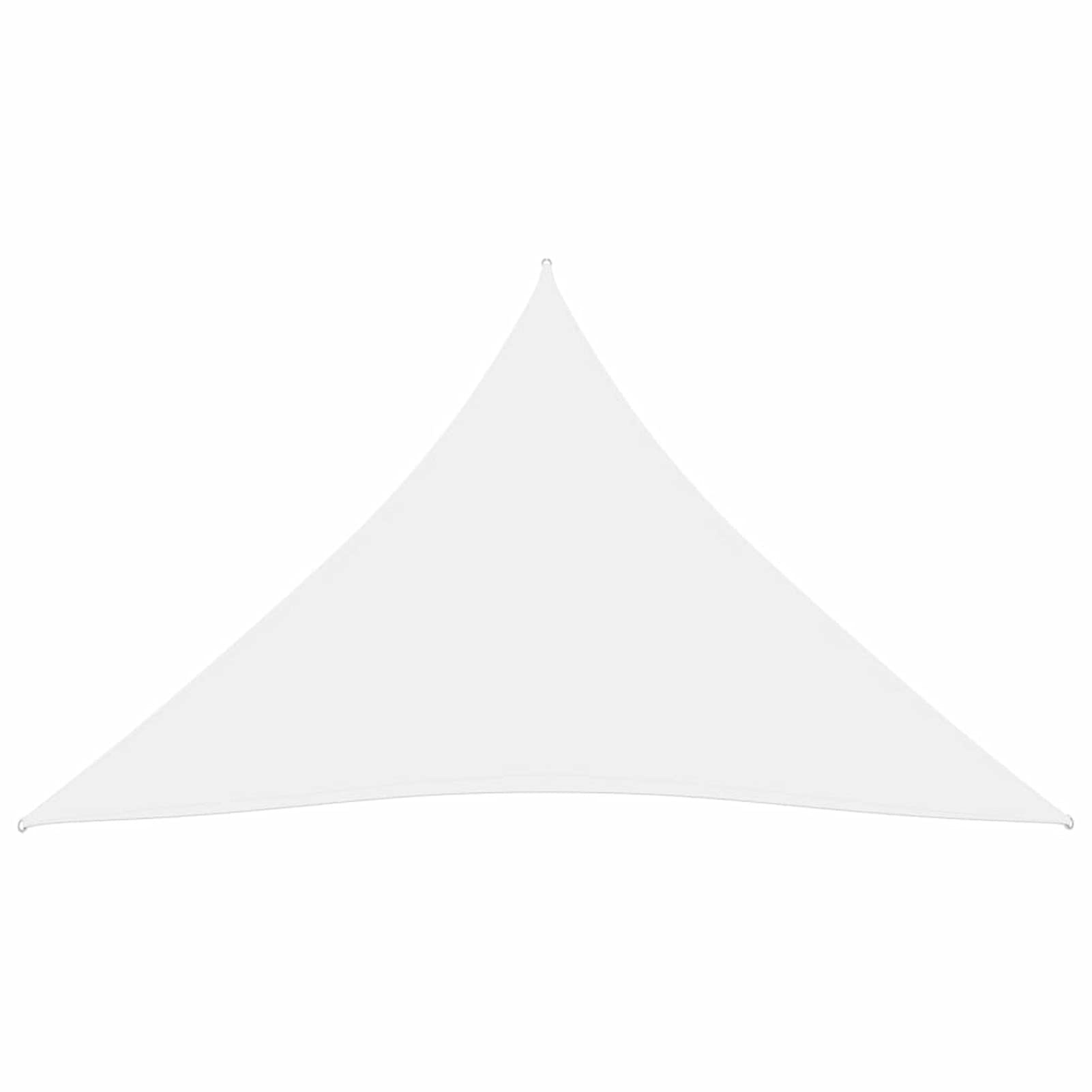 LAPOOH Parasole a Vela Oxford Triangolare 4x4x4 m Bianco,Vela Parasole,Vele Parasole da Giardino,Tenda a Vela Parasole,Respirante,Impermeable,Anti UV-135286