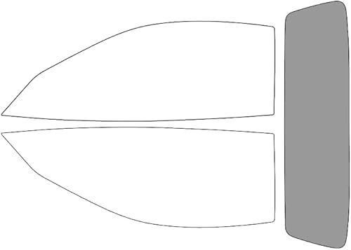 Miniatura 8 de Rtint - Kit de tinte de ventana compatible con Chevrolet Corvette 1998-2004 (convertible), kit completo - 35%