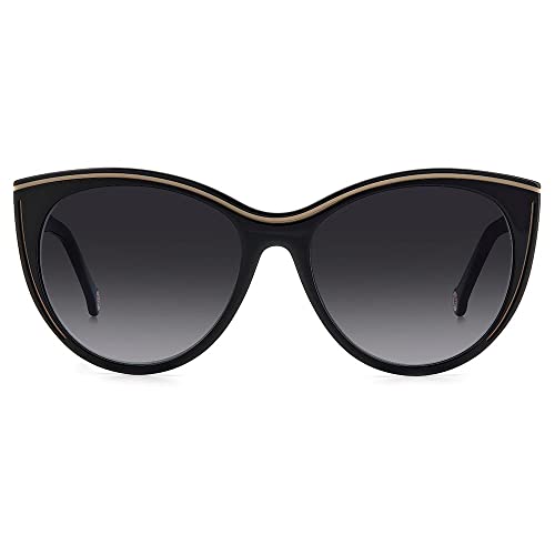 Carolina Herrera HER 0142/S Black Nude/Dark Grey Shaded 56/17/145 women Sunglasses2