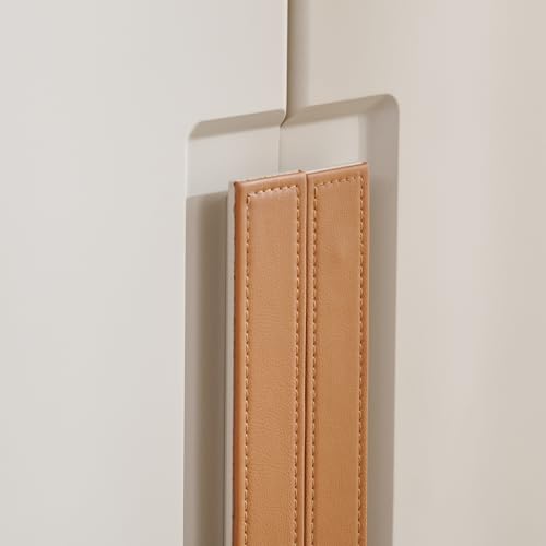 Image of Home Centre | Tiffany 4-Door Swing Wardrobe | Engineered Wood | Beige | 1 Year Warranty