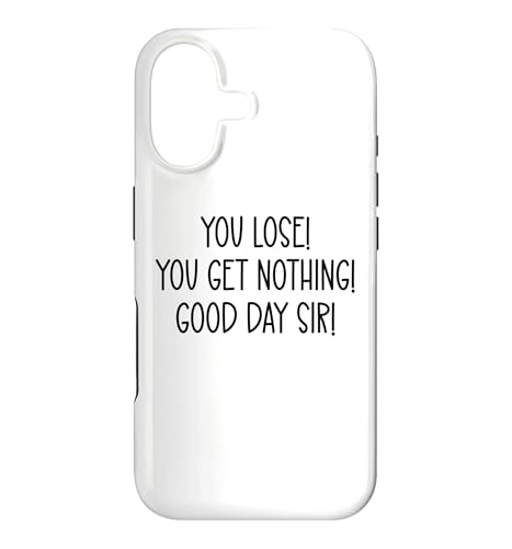 You Lose You Get Nothing Good a Day,Sir You Lost Loser Team �X�}�z�P�[�X iPhone 17 �p