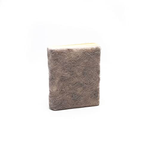 DeKulture Pocket Journal - Travel Diary (100 Pages) - Soft Felt Cover, Acid-Free Paper, Flat Open, Grey - Premium Quality, Perfect for Men & Women image 5