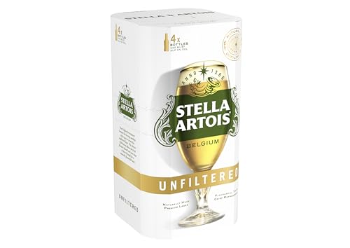 Stella Artois Unfiltered Beer 4 x 330ml Bottles