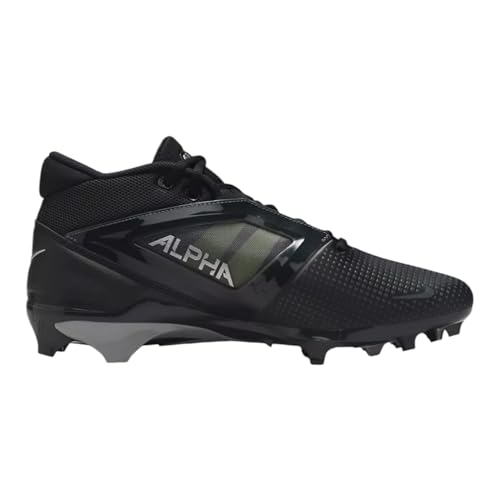 Image of Nike Alpha Menace 4 Elite Football Cleats (FD7036-600, University Red /Team Red /Black /White)