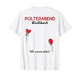 Gästebuch Gästeliste Trauung Hochzeit Ehe Heirat Lustig T-Shirt