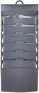 Amazon Basics Hanging 6 Pocket File Folders - Grey