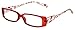 Calabria 4957 Womens Designer Reading Glasses with Floral Designs