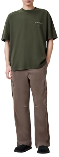 Image of AllSaints Men's Underground Oversized Short Sleeve Crew Neck Shirt