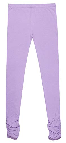 Bienzoe Girls Cotton Stretchy Leggings: Breathable Yoga Tights for Active Kids 3-13 - Party Wear & Casual Play 3-Pack Set2