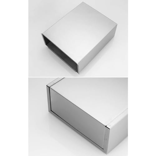 Caneca de basura de acero inoxidable para cocina empotrable miniatura 3