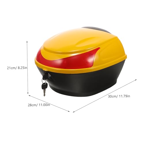 Boîte de rangement arrière pour coffre de scooter Ciieeo top boîtier outils accessoires durable
